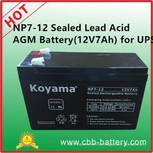 Np7-12 Sealed Lead Acid AGM Battery (12V7Ah) for UPS